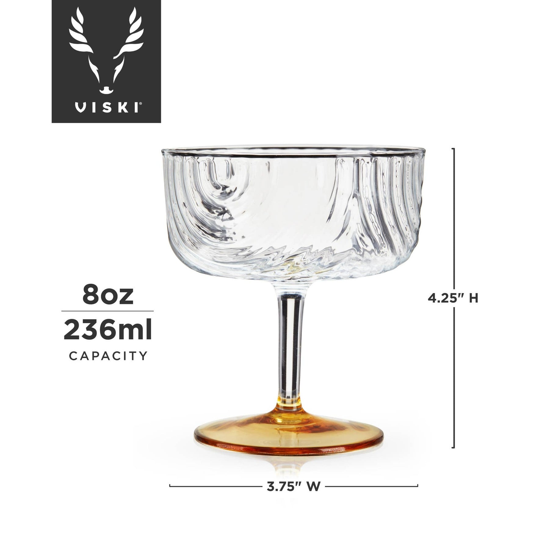 Viski, Gatsby Glass Coupe