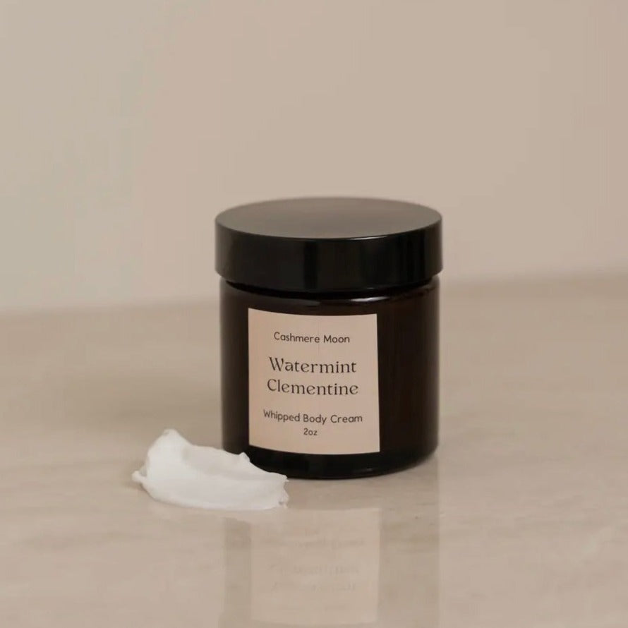 Cashmere Moon, Watermint Clementine Whipped Body Cream