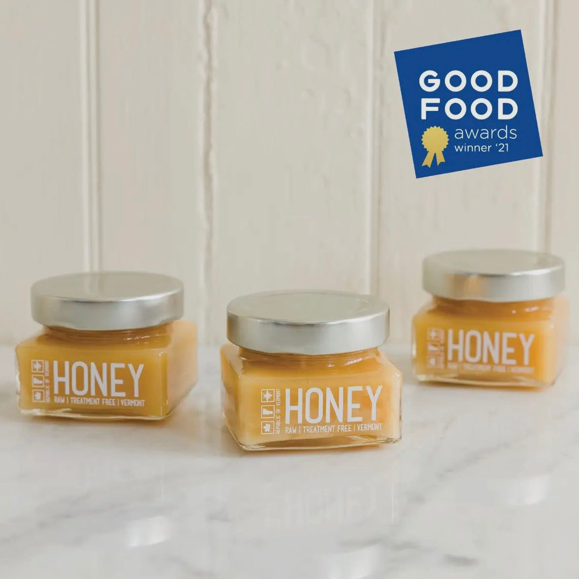 Republic Of Vermont, Vermont Raw Honey - 1/2 lb Jar (1 Count).